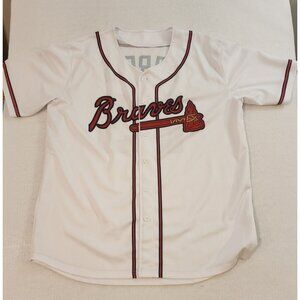 Atlanta Braves Michael Harris #23 Fanatics White XL Button-Up Baseball Jersey